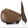 Fairtex SP8 Muay Thai Shin Guards for Men, Women, Kids | Shin Guards Made with Syntek Leather & are Premium, Lightweight & Durable | Expanded Side Protection (Brown/Extra Large) view 3