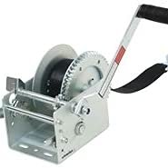 JIF Marine, LLC Trailer Winch- Ratio 3:1, Ratio 4:1, or 2-Speed Winches with or Without Straps (Option:)