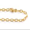 18K Brazilian Gold Filled Rolo Link Chain "18 Inches" Length Necklace for Women Fashion Jewelry view 3