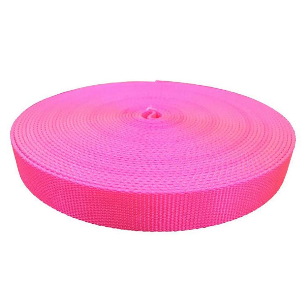 Cenme Nylon Woven Webbing Strap,Nylon Rope Heavy Flat Strapping,16mm/19mm/25mm W x 100 Yards,Waterproof for Bags,Bags,Handbags,School Bags,Backpacks,Dog Leash,Canoe Seat,Furniture