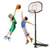 Giantex Portable Basketball Hoop 10 Ft, Adjustable Height 6.5-10 Ft, 43 Inch Backboard Basketball Goal, Suit for Court, Driveway, Garage, Indoor Outdoor Basketball Hoop for Kids, Youth, Junior view 1