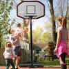 Giantex Portable Basketball Hoop 10 Ft, Adjustable Height 6.5-10 Ft, 43 Inch Backboard Basketball Goal, Suit for Court, Driveway, Garage, Indoor Outdoor Basketball Hoop for Kids, Youth, Junior view 3