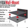 Better Display Cases Acrylic Single or Double Boxing Glove Display Case with Mirror, Wall Mount and White Risers (A011-WR) view 4