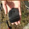 Windfulogo Cow Leather Archery Finger Tab Long Bow Hand Protector for Right Hand Black view 2