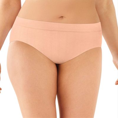 Bali Women's Panties, Brief Panties for Everyday Comfort, Smoothing Underwear, Seamless Brief Panty (Colors May Vary), Blushing Pink Pointelle, 9