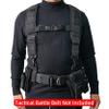 MELOTOUGH Tactical Outdoor H-Harness Duty Belt Suspenders Black (Battle Belt not Included) view 2