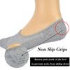 JORMATT 6 Pairs Mens Women Genuine No Show Socks Boys Sneaker Shoes Mesh Knit Low Cut Athletic Cotton Socks Non Slip, Men Shoe size 10-14 view 4