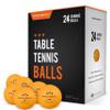 PRO-SPIN Ping Pong Balls - 3-Star Premium Orange Table Tennis Balls | High-Performance 40+ ABS Professional Quality | Ultimate Durability for Indoor & Outdoor Ping Pong Tables (Pack of 24) view 1