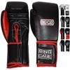 Mexican-Style GelTech Training Gloves with Mesh-Palm - Hook&Loop or Lace-up (White/Black Synthetic-Leather Mesh Palm  Hook&Loop) view 1