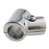 Pair Heavy Duty 316SS Boat Hand Rail Fitting- Polished 60 Degree T/Tee Hinged/Split Fitting 7/8" Tube view 3
