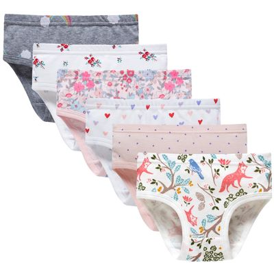 Boboking Girls Panties Little Girls Briefs Toddler Cotton Underwear 8 Pink