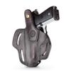 1791 - Beretta 92fs Thumb Break Holster - Right Handed OWB Leather Gun Holster - Fits Beretta 92FS, 90TWO, M9 / CZ 75,75b P07, P10, SP-01, P09 (BHX-4) (Signature Brown) view 2