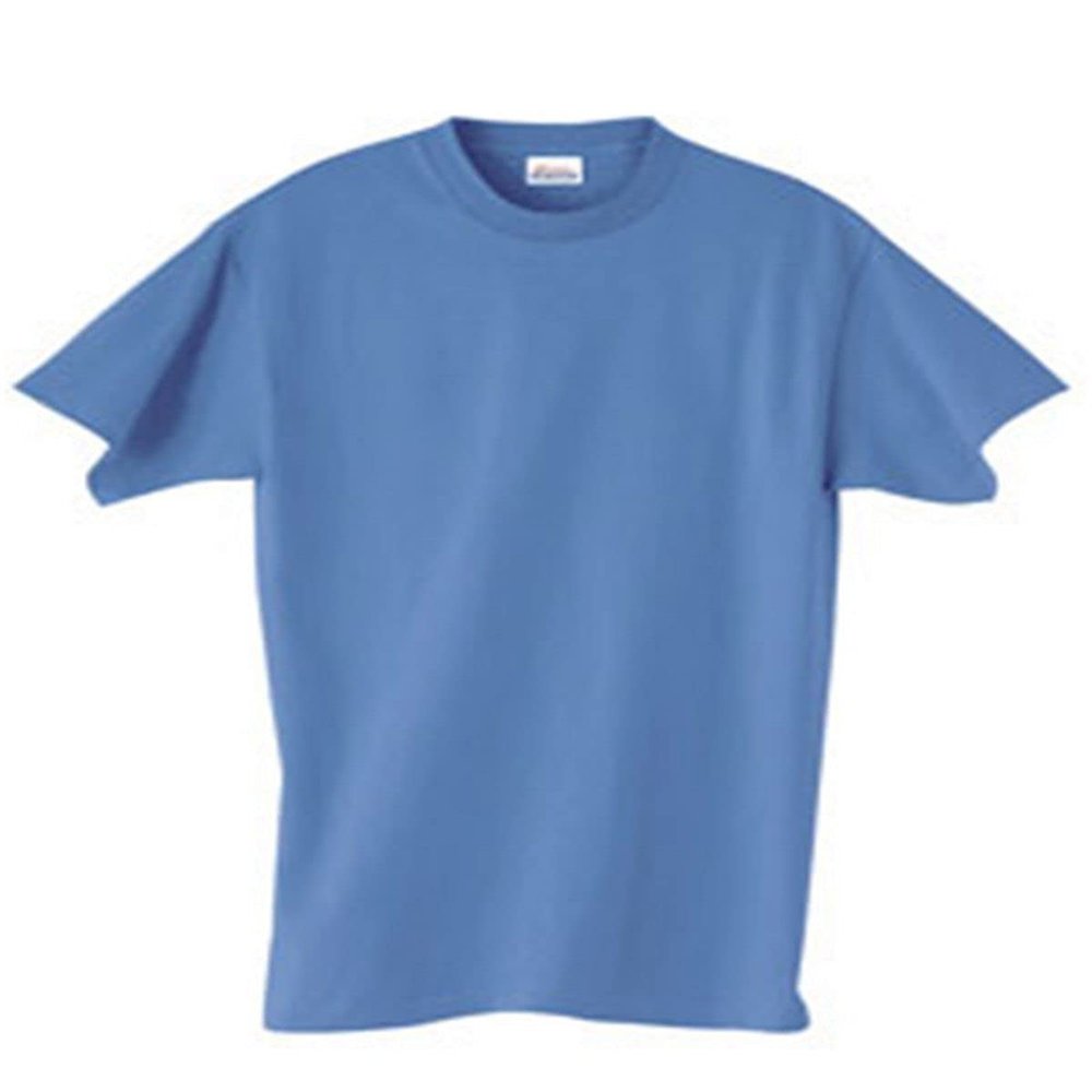 Hanes Adult 5.2 oz. ComfortSoft Cotton T-Shirt S CAROLINA BLUE