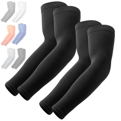 OutdoorEssentials UV Arm Sleeves for Men and Women - Sun Protection Sleeves - Compression, Golf, Baseball, Cooling, Tattoo Arm Sleeve - Mangas Para El Sol Para Hombre