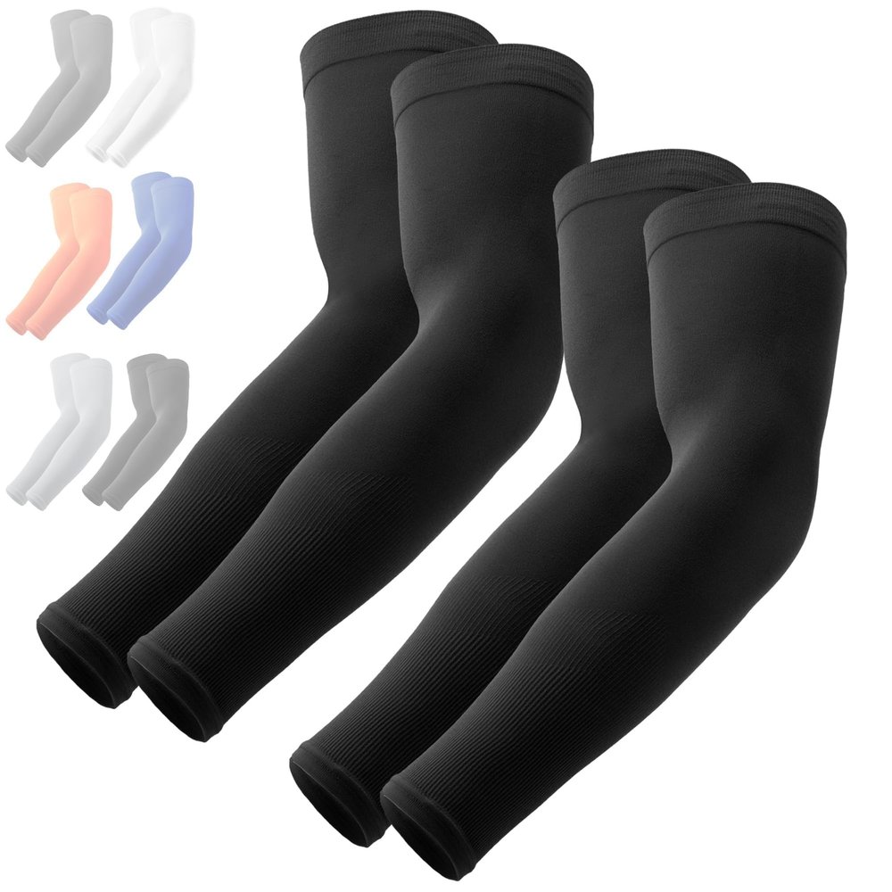 OutdoorEssentials UV Arm Sleeves for Men and Women - Sun Protection Sleeves - Compression, Golf, Baseball, Cooling, Tattoo Arm Sleeve - Mangas Para El Sol Para Hombre