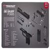 TekMat Cleaning Mat for use with Sig Sauer P365, Black (TEK-17-SIGP365) view 1