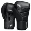 Hayabusa T3 Boxing Gloves for Men and Women Wrist and Knuckle Protection, Dual-X Hook and Loop Closure, Splinted Wrist Support, 5 Layer Foam Knuckle Padding - Black, 12 oz view 1