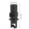 Air Valve,Air Valve Adapter Inflatable Boat Foot Pump Hose Adapter Valve Adapter for Fishing Boat Kayak view 4