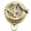 Aysha Nautical Gifts for Husband/Nautical Collectibles Brass Sundial Compass with Handmade Leather Case view 2