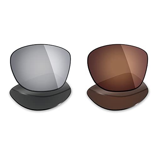 Mryok 2 Pair Polarized Replacement Lenses for Oakley Trillbe X Sunglass - Options