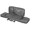 Lancer Tactical 600 Denier Polyester Double Carbine Soft Case Accessory Pouches MOLLE Webbing Secondary Gun Compartment Quick Detach Buckles Inner Storage Backpack Straps (42" INCH, DISRUPTIVE GRAY) view 3