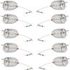 10Pcs/Pk Carp Fishing Bait Trap Cage Feeder Basket Holder Coarse Lure Feeder Carp Fishing Tackle Kit,Size L/M/S Available (S) view 1