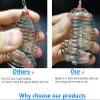 10Pcs/Pk Carp Fishing Bait Trap Cage Feeder Basket Holder Coarse Lure Feeder Carp Fishing Tackle Kit,Size L/M/S Available (S) view 2