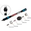 Ace Hunter 30" 10" 5" Archery Balance Bar Rod Carbon Stabilizer System Bow Damper Weight (Silver) view 2
