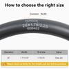 26" Heavy Duty Bike Tubes 26X1.95 26X2.10 26X2.125 TR4A-40L 45/57-559 Inner Tubes 26 Bicycle Tubes 26X1.75 26X2.0 26X2.20 26X2.25 Compatible with 26X1.75/2.25 Bike Tire Tubes 2-PCS view 2