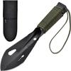 iunio Hiking Trowel, Camping, Backpacking, Portable Shovel, Multitool, Ultralight Camp Tool, with Carrying Pouch, for Gardening, Outdoor, Survival (Black) view 1