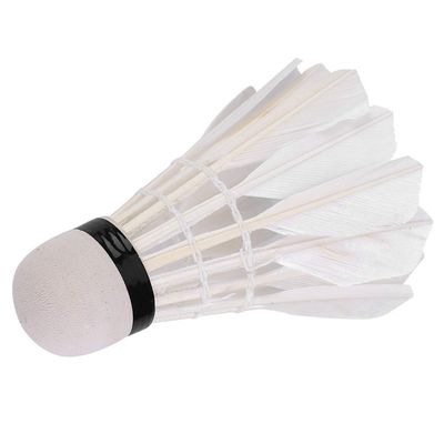 VGEBY 3Pcs Shuttlecocks, Goose White Badminton Ball Training Badminton Shuttlecock Ball Competitive Sports Badminton, Tennis Equipment