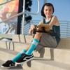 juDanzy knee high team color tube socks for toddler and youth boys and girls (2 Pack) (Youth Large/Adult Small (Shoe Size 5-9) - NO GRIP, Turquoise) view 2