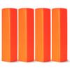GoSports Football End Zone Pylons - Set of 4, Regulation 18 Inch x 4 Inch Sand Weighted Anchorless Football Field Markers view 1