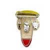 Dental Hygienist brooch Antique silver Tooth fairy/dental floss/tooth brooch pin brooch (#2) view 1