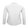 M&M Scrubs Women's Ultra Soft Front Zip Warm-Up Scrub Jacket (X-Small, White) view 4