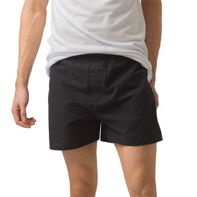 Buy Cool Shirts 100% Cotton Boxer Shorts, Black Medium