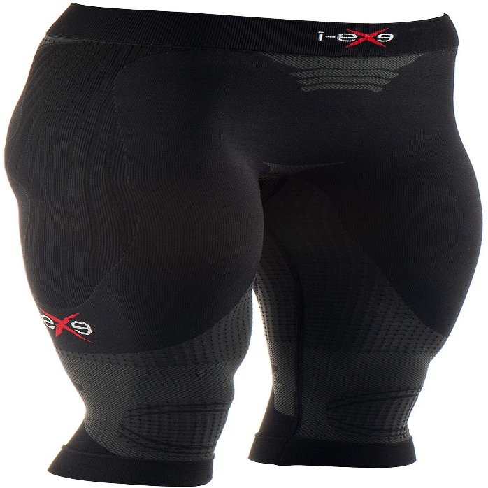 I-EXE Women's 3/4 Compression Workout Pants for Running, Yoga, Gym, and Fitness, Capri-Length Pants | Medium
