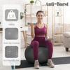 Fitvids Anti-Burst Slip Resistant Exercise Ball with Quick Pump  2  15-18in (38-45cm), S  Gray view 4