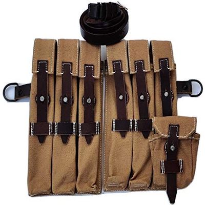 WWII German MP38/ MP40 Magazine Pouch Set - GET Free MP40 Sling