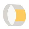 Specialty Archery Podium Peep Clarifier Lens #0.5 Gold view 1