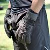 Renegade GK Fury Nightfall Goalie Gloves with Pro-Tek Fingersaves | 4mm Giga Grip & 4mm Duratek | Black Goal Keeper Gloves (Size 10, Adult, Roll Cut, Level 4) view 2