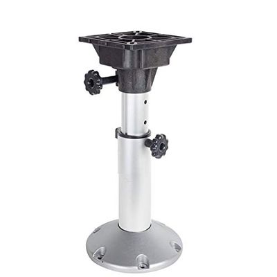JZ Marine Boat Anodised Aluminum Adjustable Seat Pedestal Base 14-20 18-25 (450-635MM)