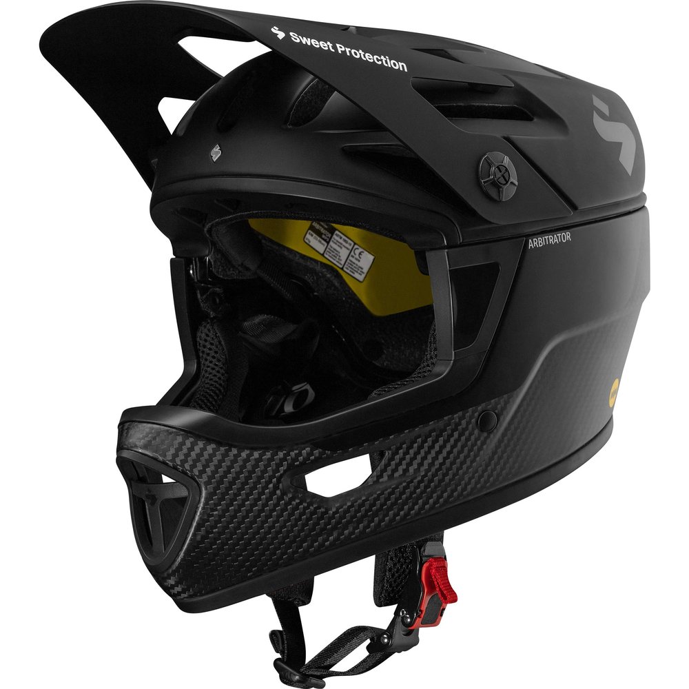Arbitrator MIPS Helmet, Matte Black/Natural Carbon, S/M