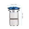 VGEBY1 Stem Headset, Aluminum Alloy Bike Fork Expander for 1/1.25inch Cycling Headset Top Accessory(Blue) view 3