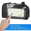 WOTOW Bike Waterproof Handlebar Bag, Bicycle Front Basket Pack with Touch Screen Phone Holder, Reflective Storage Pouch 3L for Men Women Kids Outdoor Road MTB Cycling view 3