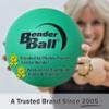 Bender Ball Official Club Kit (Set of 25, Green), Original Soft 9 Inch Pilates Ball, Small Exercise Ball for Barre, Yoga, Stability, Abs, Core, Physical Therapy + Mesh Bag, Instructions and Videos view 2