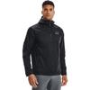 Under Armour Men's Forefront Rain Jacket , Black (001)/Steel , 3X-Large view 1