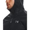 Under Armour Men's Forefront Rain Jacket , Black (001)/Steel , 3X-Large view 4