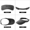 4 Pieces Sun Visor Sports Adjustable Visor Sport Wear Athletic Golf Hat for Men Women(Black, Wine Red, Dark Green, Blue) view 3