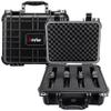 Eylar Hard Gun Case Water & Shock Proof With Foam TSA Approved 13.37 Inch 11.62 Inch 6 Inch Black (Black) view 1